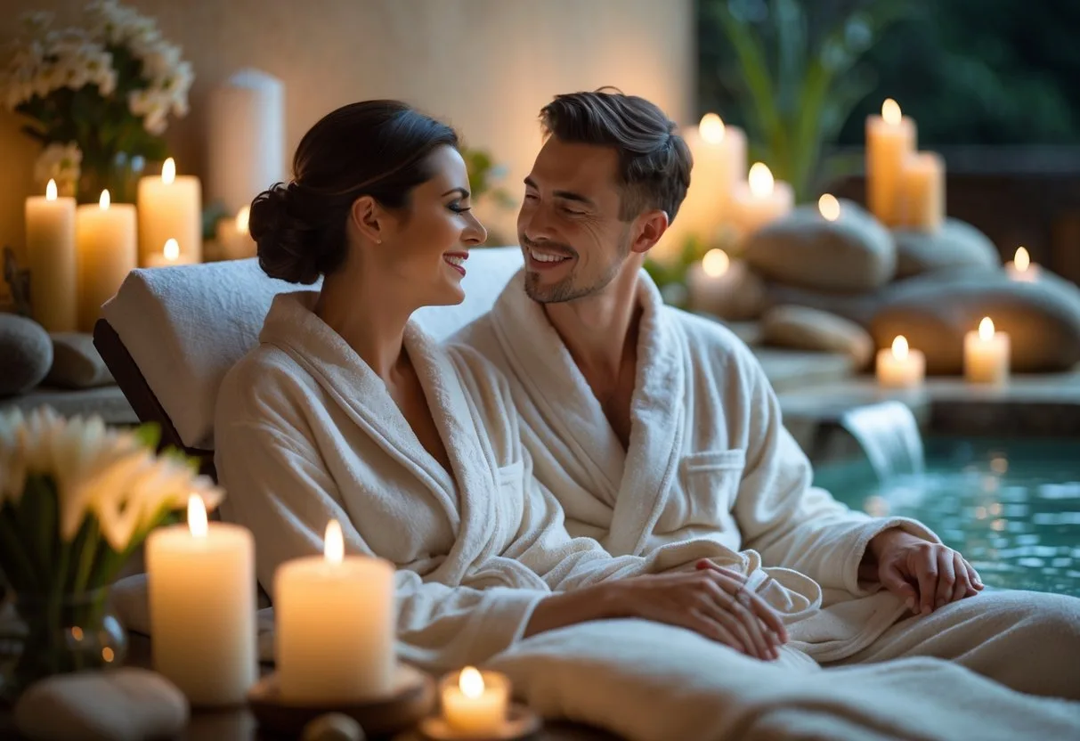 Giv parret et romantisk spaophold for 2 i gave