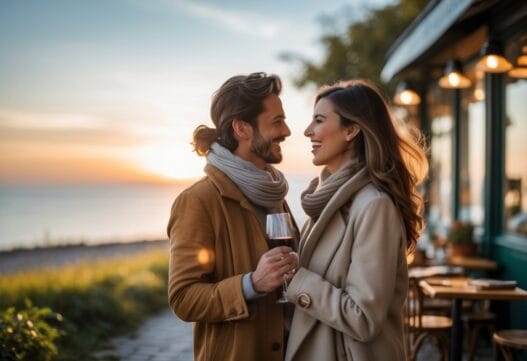Romantiske oplevelser for par med fokus på natur og samvær i smukke omgivelser.