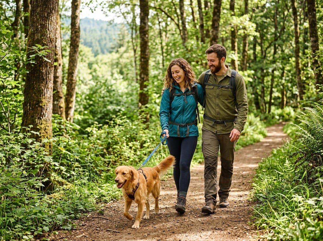 Guide til oplevelser for par hvor i kan have hunden med